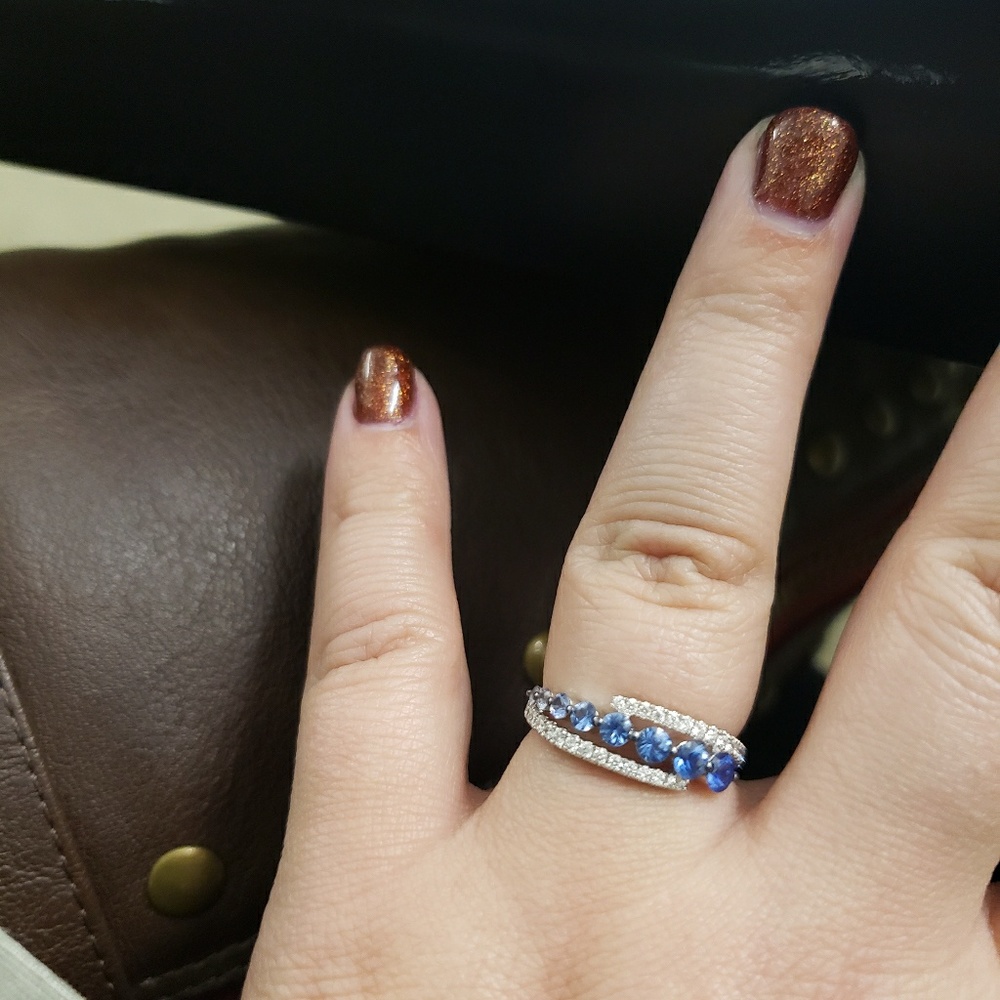 Levian Natural Sapphire Ombre Ring
